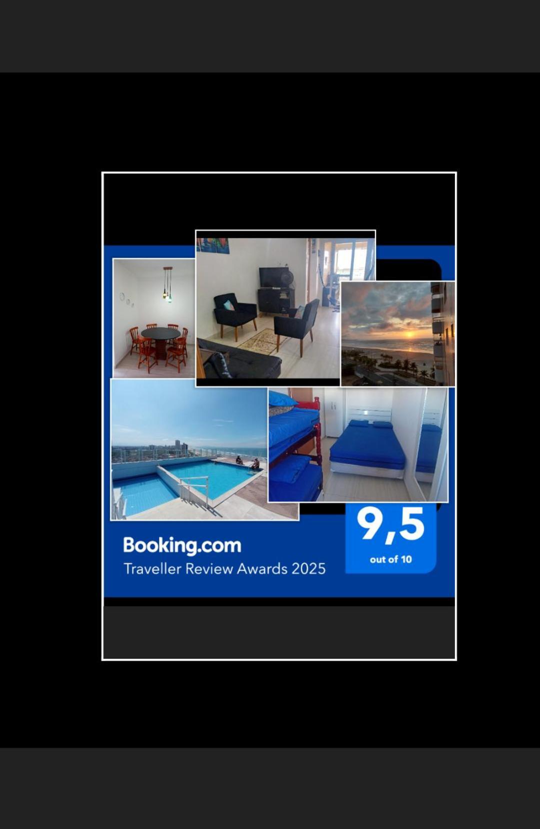 Predio Com Piscina Na Cobertura Frente Ao Mar, Apartamento Para Ate 6 Adultos E 3 Criancas Ate 8 Anos, Churrasqueira Na Sacada, Wi-Fi Gratis, Nao Oferecemos Roupas De Cama E Banho, 1 Vaga De Garagem, Na Praia Grande-Vila Mirim Exterior foto